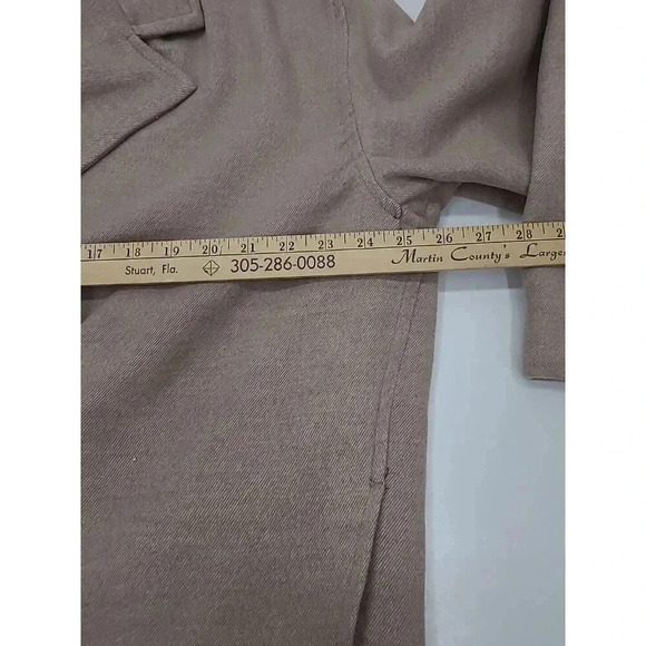 Free People Oversized Jacket Women's Size Large Double Breasted Pea Coat Slouchy - Picture 3 of 8